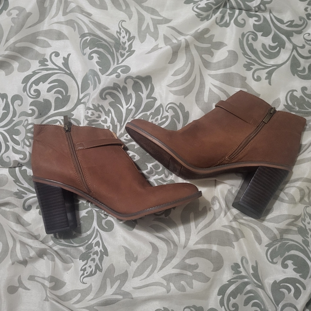 Franco Sarto Elvis Leather Boots Size 11m